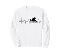 Cryptozoologues Chupacabra-Créature Cardiogram El-Chupacabra Sweatshirt