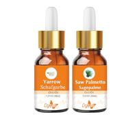 Crysalis Combo d'huile : Yarrow (Achillea millefolium) - 1,01 Fl Oz (30 ml) & Saw Palmetto (Serenoa repens) Oil - 30 ml/1,01 Fl oz