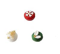 Crysdaralovebi Décoration de Noël pour la maison - Faux gâteau - Donut - Décoration de fête de Noël - Accessoire de décoration pour fenêtre - Navidad dessert XMA (1)