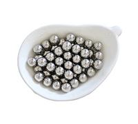 CRYSEU Billes de roulement en Plastique, Bille en Acier Inoxydable AISI304 7,938 mm 8 mm 9,525 mm(9.525mm,50pcs)