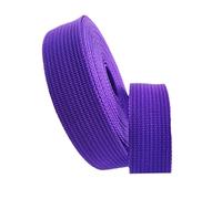 CRYSEU Ruban en sangle, Cerclage en polypropylène for sacs, colliers for animaux, bricolage, 20, 25, 38, 50 mm de large par 10 yards(Purple,50MM)