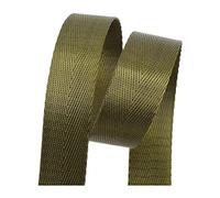 CRYSEU Ruban en sangle, Ruban de dentelle épais à chevrons, accessoires de couture for ceinture, 10 mètres/lot(Army Green,38MM)