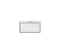 Novy Hotte décorative Crystal 26050 L51 – verre blanc 60 cm – évacuation 700 m3/h 61 dB