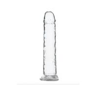 Crystal Addiction - Godemiché transparent - 18 cm