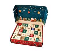 Crystal Advent Compte à rebours en pierre naturelle 24 jours | Science des cristaux, filles, enfants, jeunes, famille, maison, école, anniversaire
