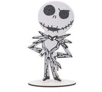 Crystal Art Buddies XL Kit Original de Peinture Diamant Jack Skellington Collection Disney pour Enfants 6+ avec Cristaux en résine Brillants et Support en Bois 20-25 cm