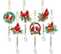 Crystal Art Carillon éolien, peinture en, carillon éolien, kit de carillon éolien, ornement pendentif en Uozonit