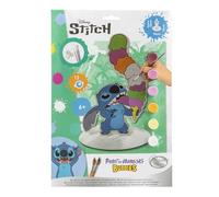 CRYSTAL ART - Figurine 2D à Peindre - Activité Manuelle - Loisir Creatif - Cadeau Enfant, Garçon et Fille - Stitch - Kit Incluant : Effigie, Peintures et Pinceau - 23 cm de Haut