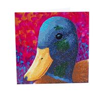 Crystal Art Kit Carte Broderie Diamant 18x18cm Canard