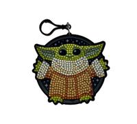 CRYSTAL ART - Kit Charms pour Sac à Dos à Diamanter - Idée Cadeau Jouets Créatifs Pour Fille et Garçon - Activité Manuelle - Star Wars - Grogu
