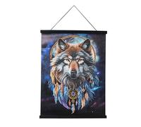 CRYSTAL ART Kit de défilement Loup enchanté 40 x 50 cm