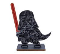 CRYSTAL ART - Kit Figurine à Diamanter - Activité Manuelle de Création et Ludique - Adulte et Enfant - Décoration Scintillante aux Couleurs Assorties - Star Wars - Dark Vador