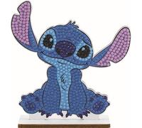 Crystal Art - Kit Figurine à Diamanter - Activité Manuelle de Création et Ludique - Adulte et Enfant - Décoration Scintillante aux Couleurs Assorties - Disney Stitch
