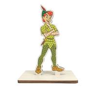 CRYSTAL ART - Kit Figurine à Diamanter - Activité Manuelle de Création et Ludique - Adulte et Enfant - Décoration Scintillante aux Couleurs Assorties - Peter Pan