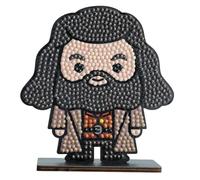 CRYSTAL ART - Kit Figurine à Diamanter - Activité Manuelle de Création et Ludique - Adulte et Enfant - Décoration Scintillante aux Couleurs Assorties - Harry Potter - Hagrid