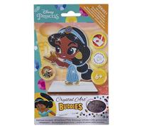 CRYSTAL ART - Kit Figurine à Diamanter - Activité Manuelle de Création et Ludique - Adulte et Enfant - Décoration Scintillante aux Couleurs Assorties - Disney - Jasmine