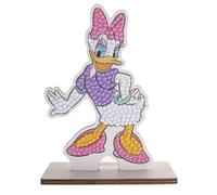 CRYSTAL ART - Kit Figurine à Diamanter - Activité Manuelle de Création et Ludique - Adulte et Enfant - Décoration Scintillante aux Couleurs Assorties - Disney - Daisy