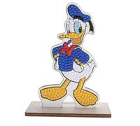 CRYSTAL ART - Kit Figurine à Diamanter - Activité Manuelle de Création et Ludique - Adulte et Enfant - Décoration Scintillante aux Couleurs Assorties - Disney - Donald