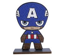 Crystal Art Kit Figurine À Diamanter Captain America