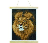 Crystal Art Kit Poster À Diamanter 35x45cm Lion Majestueux