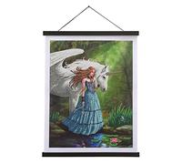Crystal Art - Kit Poster Broderie Diamant - Activité Manuelle de Création et Ludique - Tableau Decoration Murale - Thème : Anne Stokes Licorne Enchantée - Dès 8 ans - 35 x 45 cm
