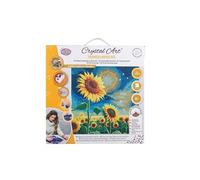 CRYSTAL ART KIT TABLEAU BRODERIE DIAMANT 30X30CM- CHAMPS DE