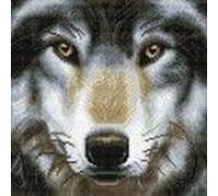 Crystal Art Kit Tableau Broderie Diamant 30x30cm Loup