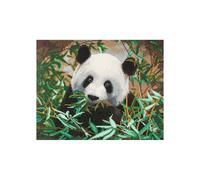 CRYSTAL ART Kit tableau broderie diamant 40x50cm Panda