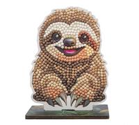 Crystal Art Kit Paresseux Wildlife Buddies Craft Buddy