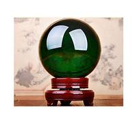 Crystal Ball Multicolor Glass with Base Bracket Feng Shui Auspicious Transfer Fortune-Telling Ornaments Ball(B,6CM) Gemstone Stone