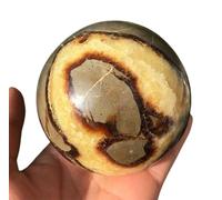 Crystal Ball Ornament Septarian Dragon Feng Shui Sphere Polished Gemstone Balls Sculpture Modern Home Decor,40~50cm Gemstone Stone