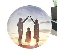 Crystal Ball Video Player - Digital 2.7in Display Speaker, Personalized Crystal Photo Ball, 360° Rotating LED Music Gift for Bedroom Living Room, Home Decoration, USB Rechargeable