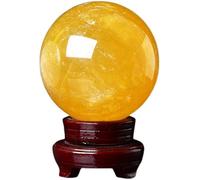 Crystal Ball with Stand for Fortune Teller Divination Sphere for Magic, Decorative Telling for Photography, Feng Shui Gazing,210mm
