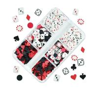 Crystal Beads For DIY Epoxy Jewelry Fillings Playing Cards Polymer Flakes Shaker Filler Sprinkles Handcraft