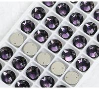 Crystal Beads Round Rhinestone For Clothes Dress Decoration Stone Sew on for Crafts Needlework 8mm 10mm 12mm