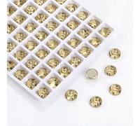 Crystal Beads Round Rhinestone For Clothes Dress Decoration Stone Sew on for Crafts Needlework 8mm 10mm 12mm