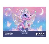 Crystal Bébé Dragon Puzzle 1000 Pièces Adultes Enfants intéressant Puzzles 1000 Pièce Jeu Éduchatif Décor À La Maison 52x38cm/1000pcs