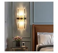 Crystal Bedside Lamp Copper Creative Antlers Light On The Wall Indoor Decorative Wall Lamp for Living Room Bedroom Aisle (Color : Dia17 H35cm) (Dia20 H45cm)
