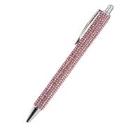 Crystal Bling Pen - Fancy Rhinestone Retractable Pen for Women | Sparkly Metal Body with Shimmer Accent, Smooth Writing Tool for Notes Sketching Journaling Creative Projects