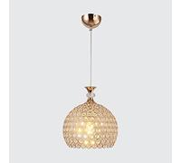 Crystal Boutique Decorat Chandelier, 1-Light Lighting Fixtures Height Adjustable Hanging Pendant Lamp for Kitchen Island Living Bedroom Dining Room Foyer