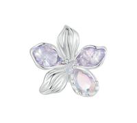 Crystal Butterfly Dragonfly Charms 925 Sterling Silver Cherry Blossom Beads Fit Bracelet Bricolage Pendentif Collier