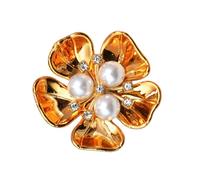 Crystal Button Covers - Fashion Pearl Button Cover Set | Decorative Alloy Craft Accessories with Secure Clip, Stylish Dress and Blouse Embellishments, Clothing Detail Accents for Daily Wear