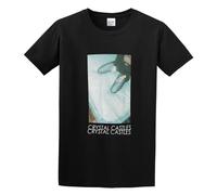 Crystal Castles Big Deer Unisex Printed T-Shirt Mens Black Tee Shirt M