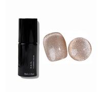 Crystal Cat Eye - Vernis à ongles gel scintillant pour filles - Brillance longue durée - DIY Nail Art pour salon - Manucure scintillante tendance - Modélisation créative - Gel Nail Builder - 15 ml (B)