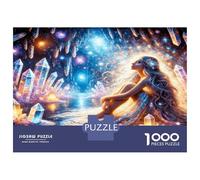 Crystal Cave Fée 1000 Pièces Puzzle Classique Grâce Magique éthérée Pack Puzzle Carton Solide - DIY Familial Amusant, Belle Déco, Cadeau D’Anniversaire Parfait pour Les Enfants 52x38cm/1000pcs