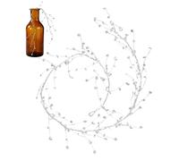 Crystal Chain, Christmas Bead Garland, Modern Simple Pendant with 39-51 inches, Wreath Chandelier Decoration, for Mantel Front Door Porch Stairs, Clear