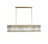 Crystal Chandelier, Restaurant Minimalist Dining Table Lamp, Internet Famous Long Strip Lamp