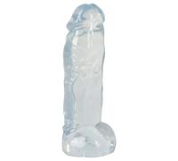 Crystal Clear Big Dong - grand godemichet en gel (21,5 cm)