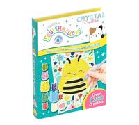 Crystal Creations Mini : Squishmallows Sunny - Kit de peinture diamant - Kit complet de peinture diamant à faire soi-même avec stylet, gomme de silicone et plus de 1000 cristaux - Activité artisanale