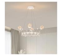 Crystal Crown Chandeliers Bedroom Hanging Lights Modern Romantic Warm Children's Room Princess Room Decor Chandelier
